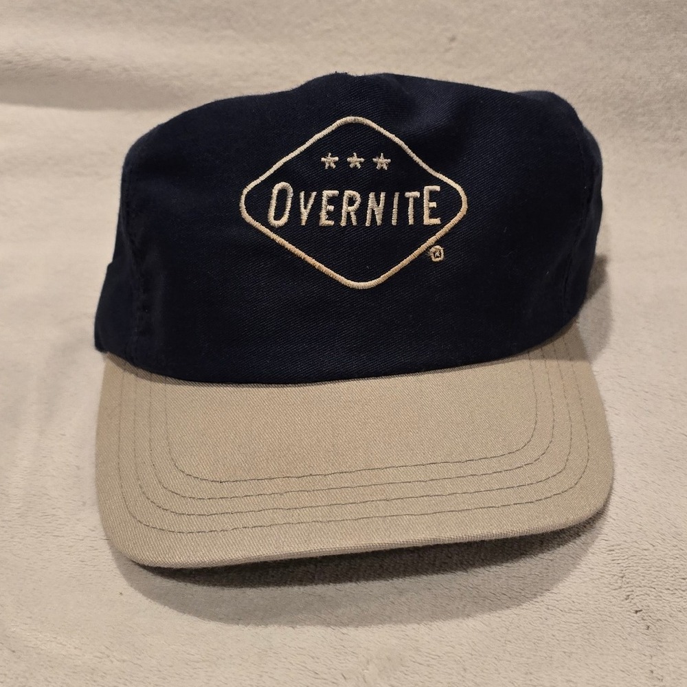 Overnite Hat Baseball Cap Dad Hat Adjustable Snapback Blue Beige Casual